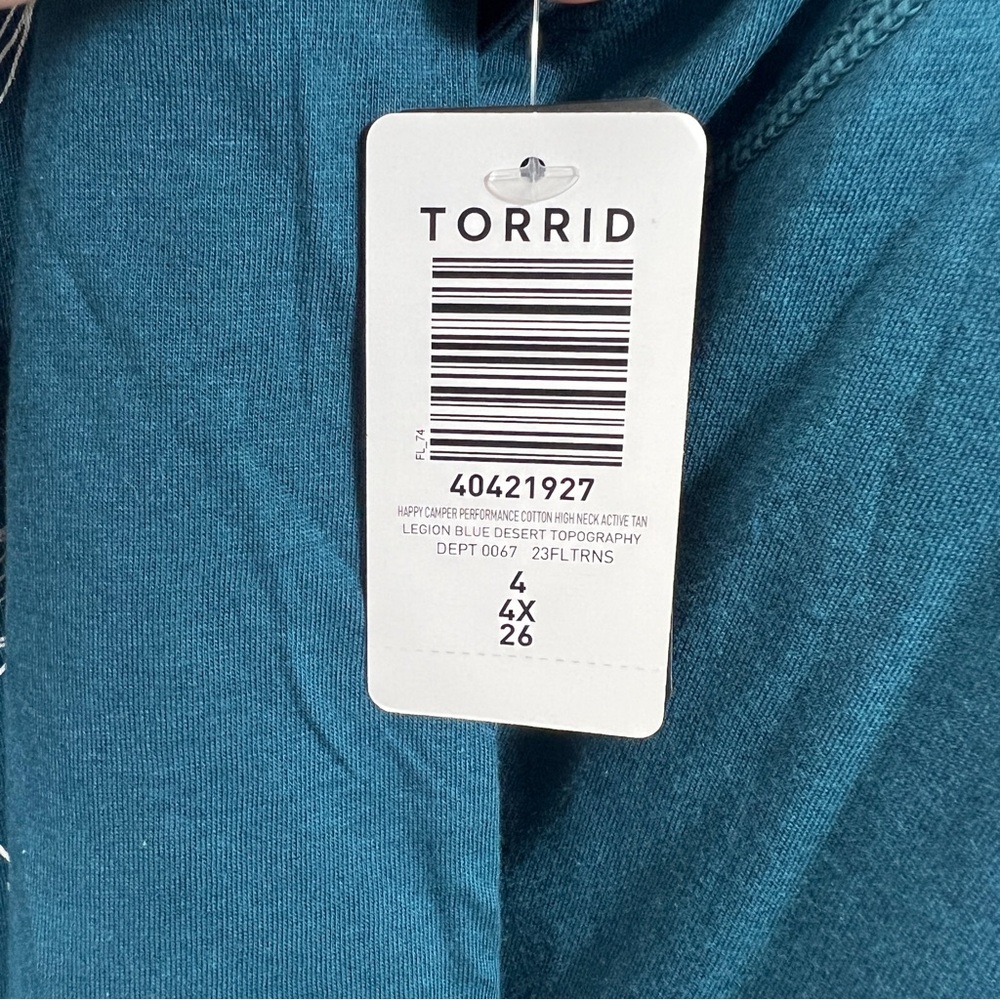 NWT Torrid Happy Camper Blue Desert Scenic Outdoor Plus Size Tank Top 0889 - Picture 5 of 9